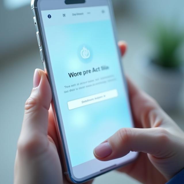 Proces aktywacji winiety na smartfonie